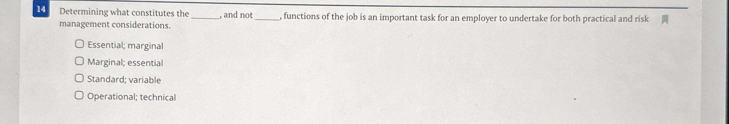 1 4 Determining what constitutes the management