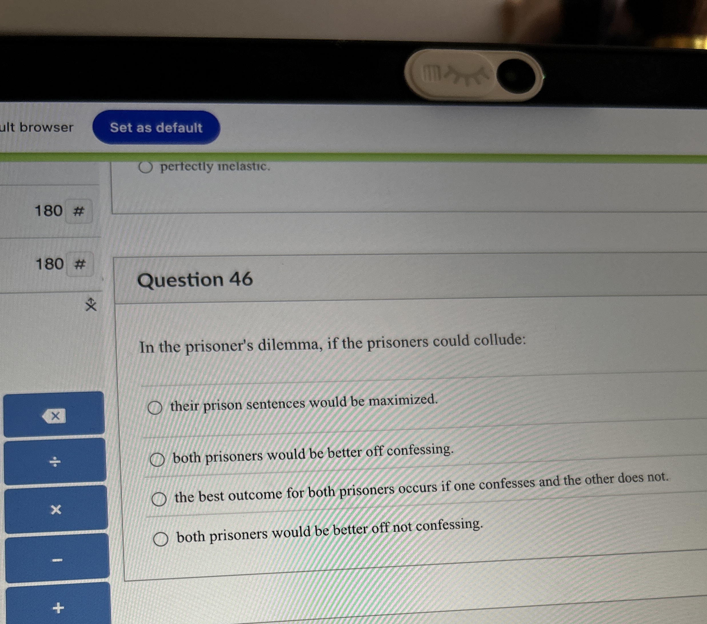 ult browser perfectly inelastic. 1 8 0 1 8 0