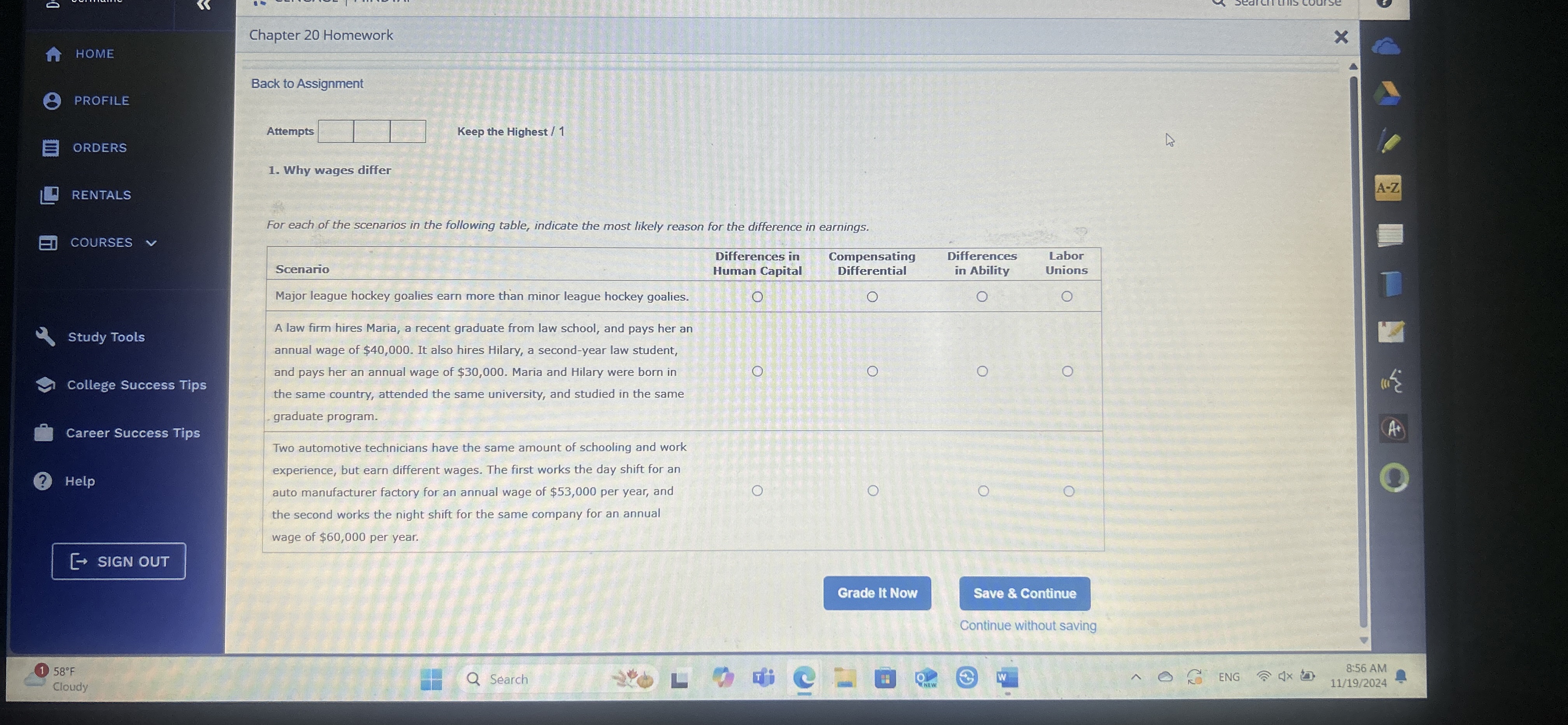 Chapter 2 0 Homework HOME PROFILE Back to
