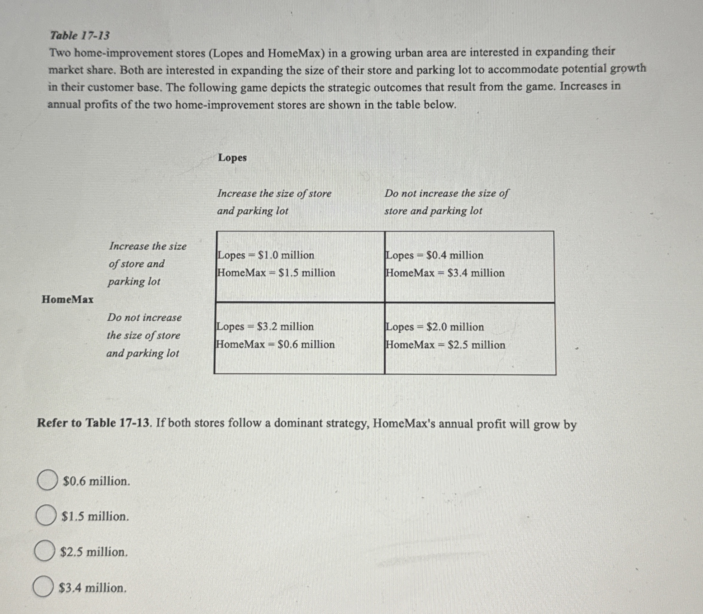 Table 1 7 - 1 3 Two home - improvement stores (