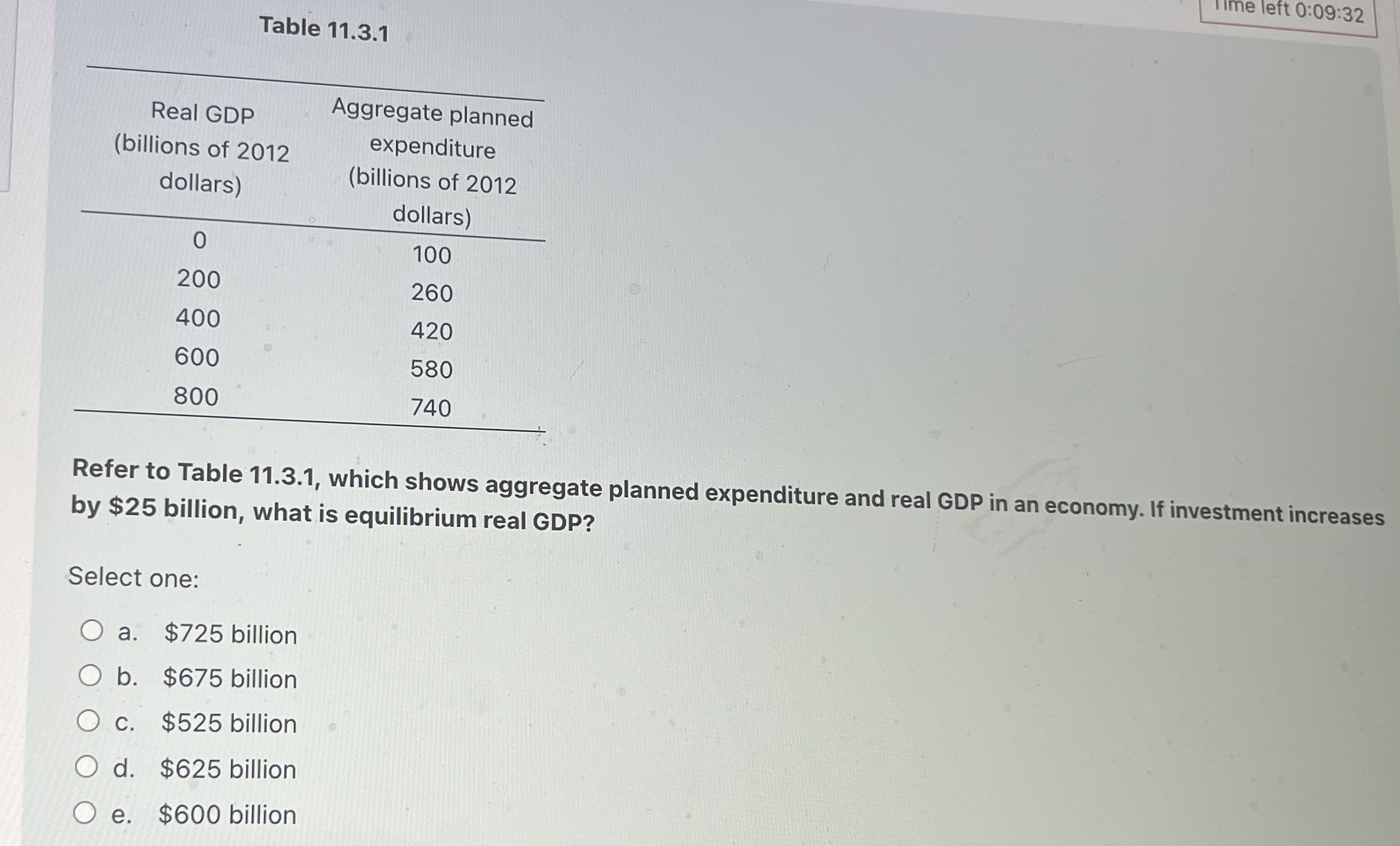 Table 1 1 . 3 . 1 1 1 me left 0 : 0 9 : 3 2 \