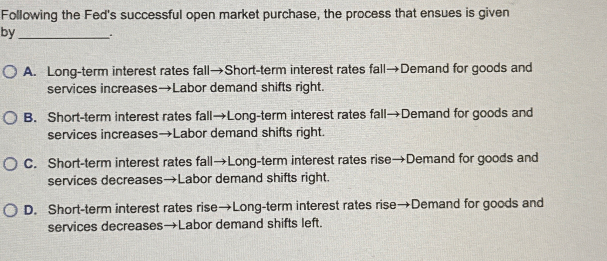 Following the Fed's successful open market