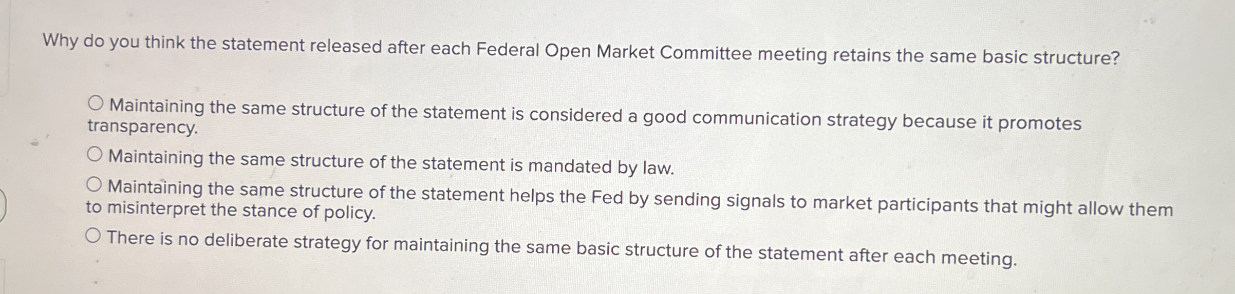 Why do you think the statement released after