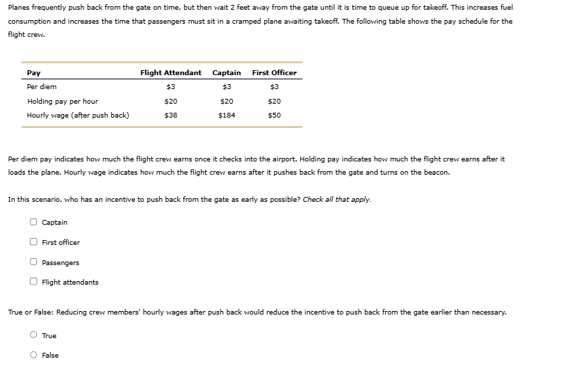 Planes frequently push back from the gate on