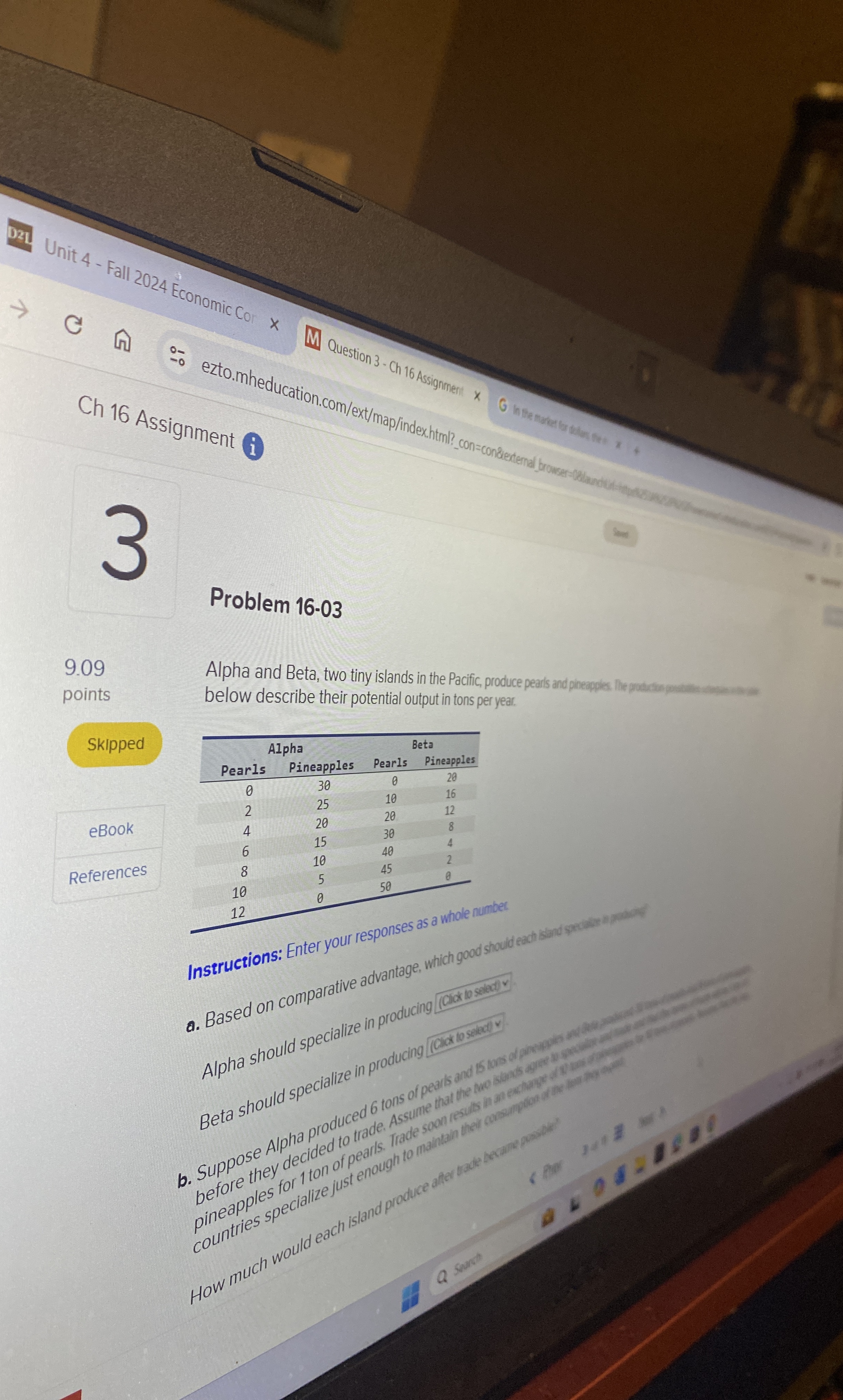 Unit 4 - Fall 2 0 2 4 Economic Ch 1 6 Assignment