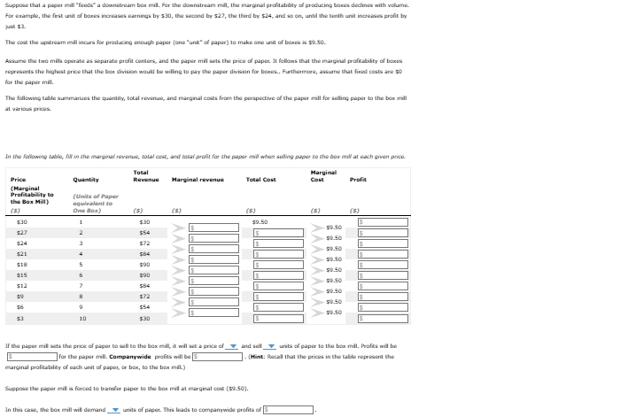Suppose that a paper mill "feuds" a downstream
