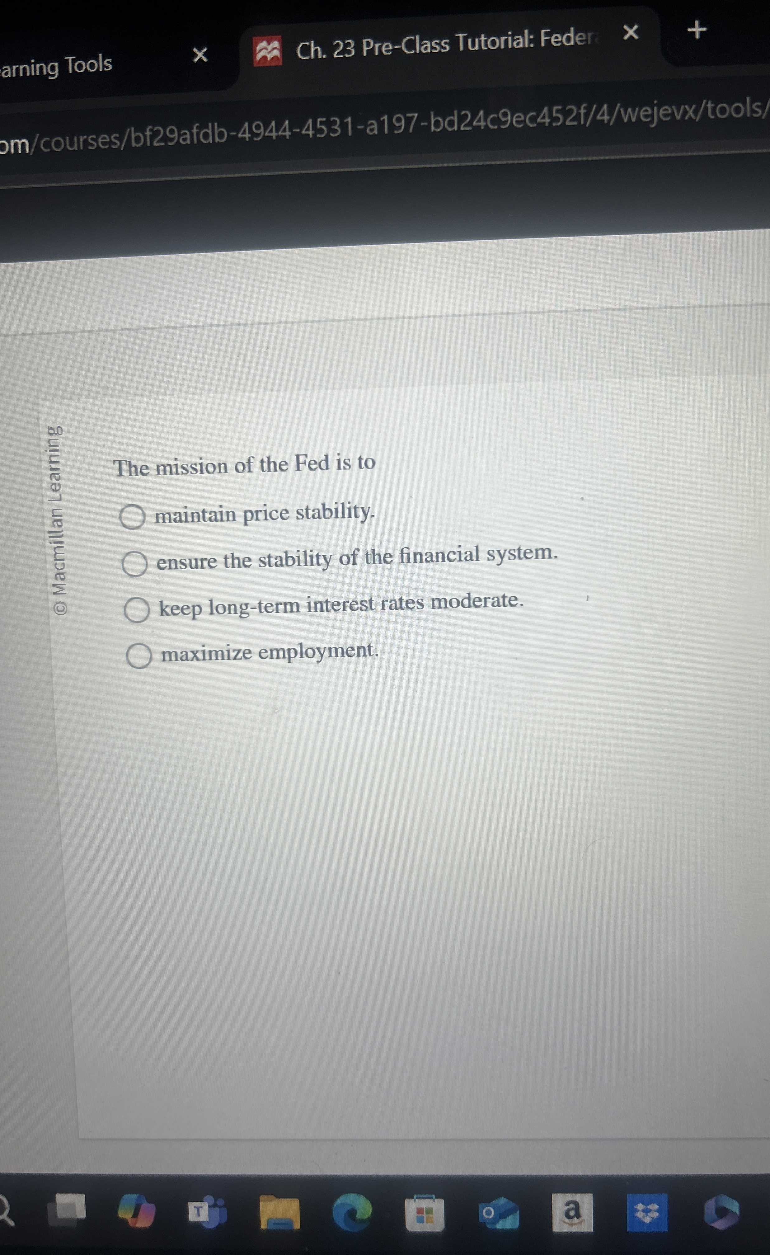 arning Tools Ch . 2 3 Pre - Class Tutorial: