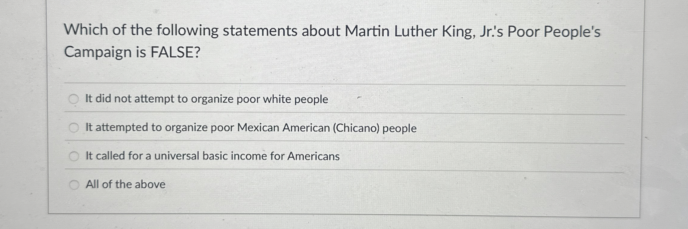 Which of the following statements about Martin