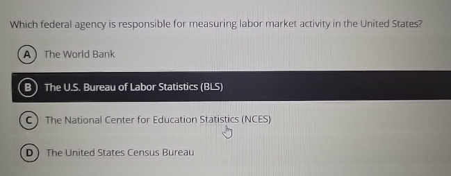 Which federal agency is responsible for measuring