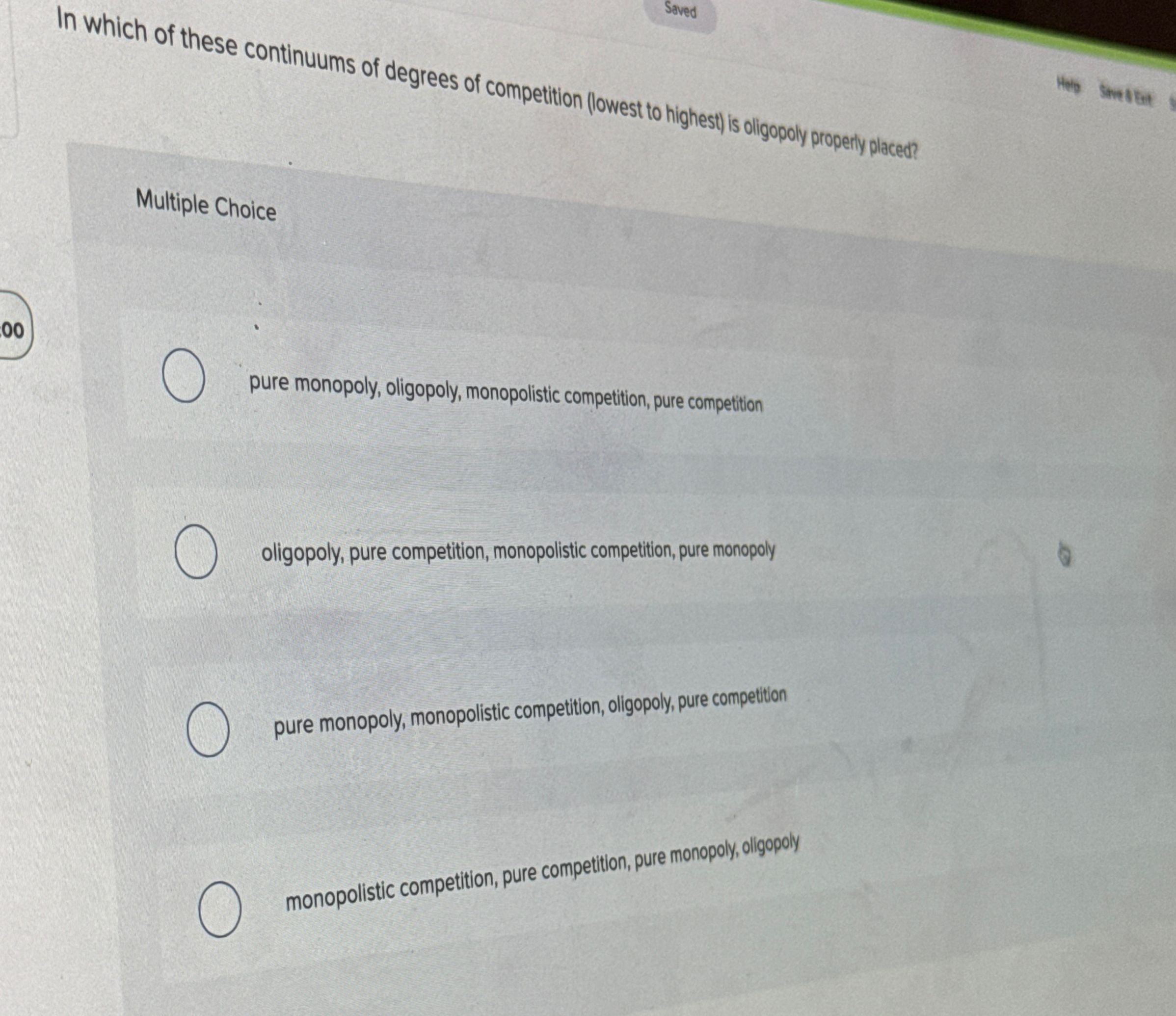 In which of these continuums of degrees of