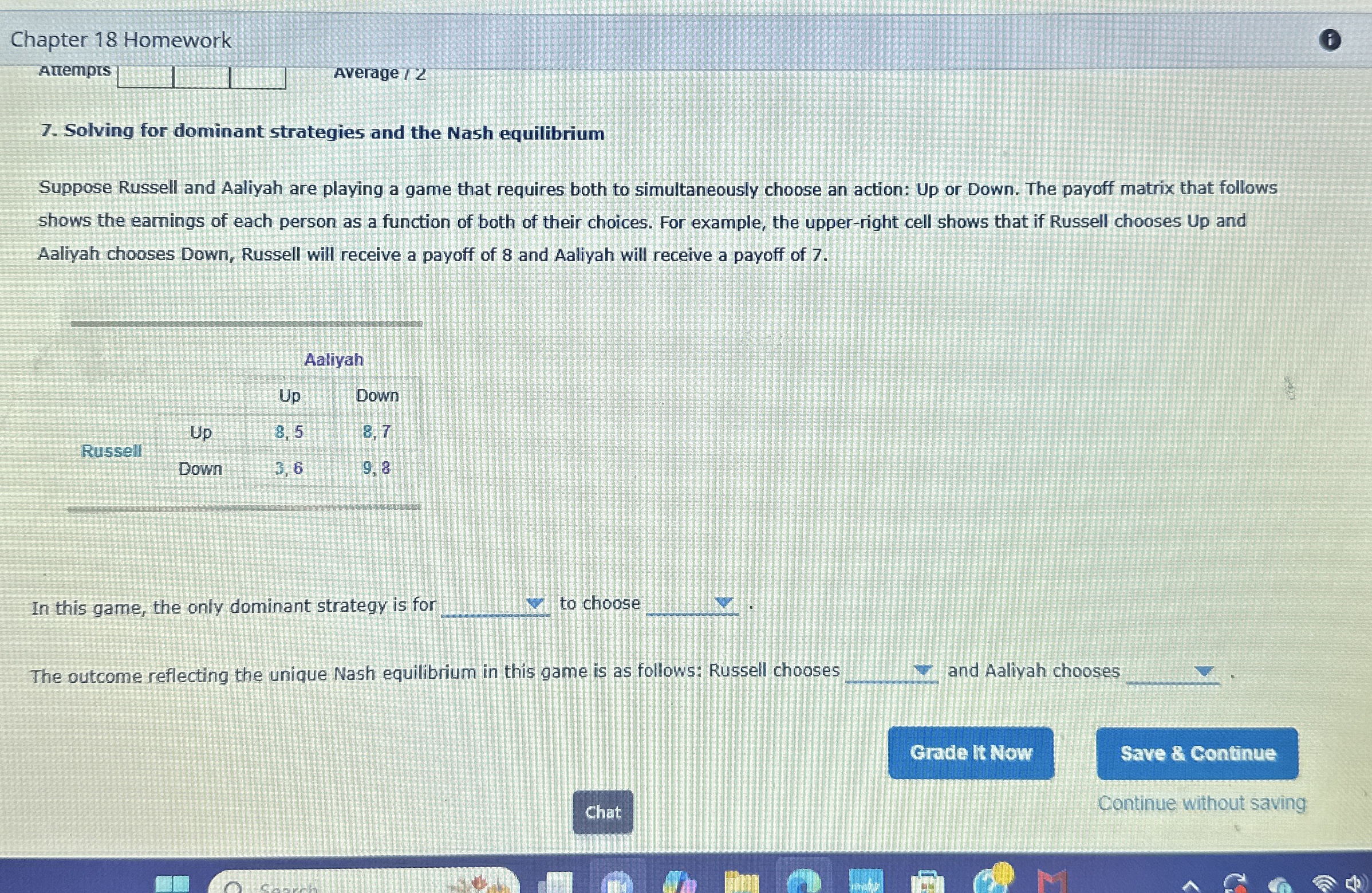 Chapter 1 8 Homework Atrempis Average / 2 7 .