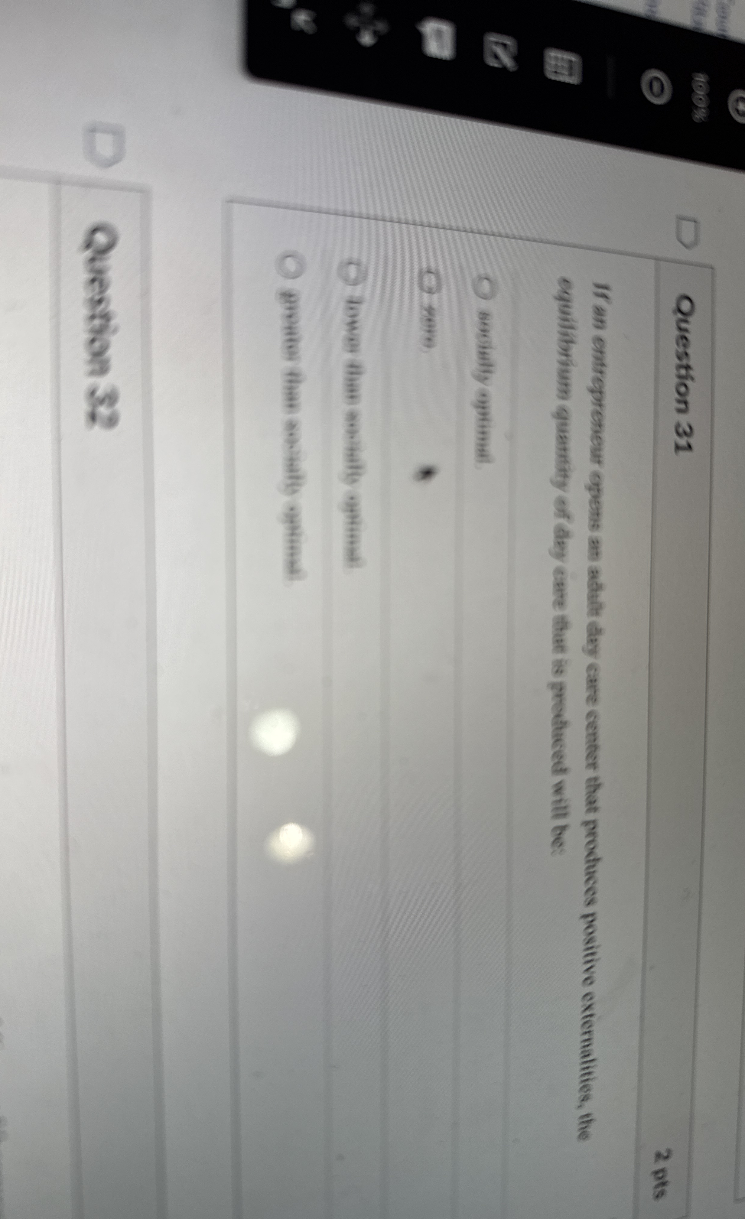 Question 3 1 2 pts If an entrepreneur opens an
