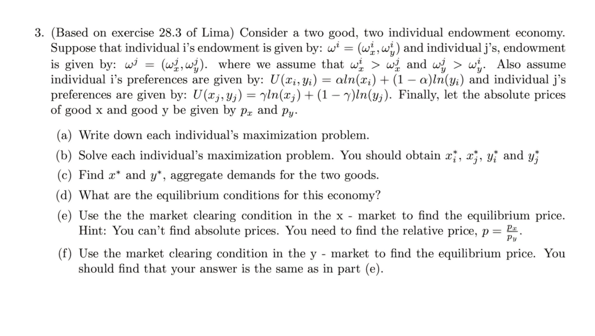 ( Based on exercise 2 8 . 3 of Lima ) Consider a