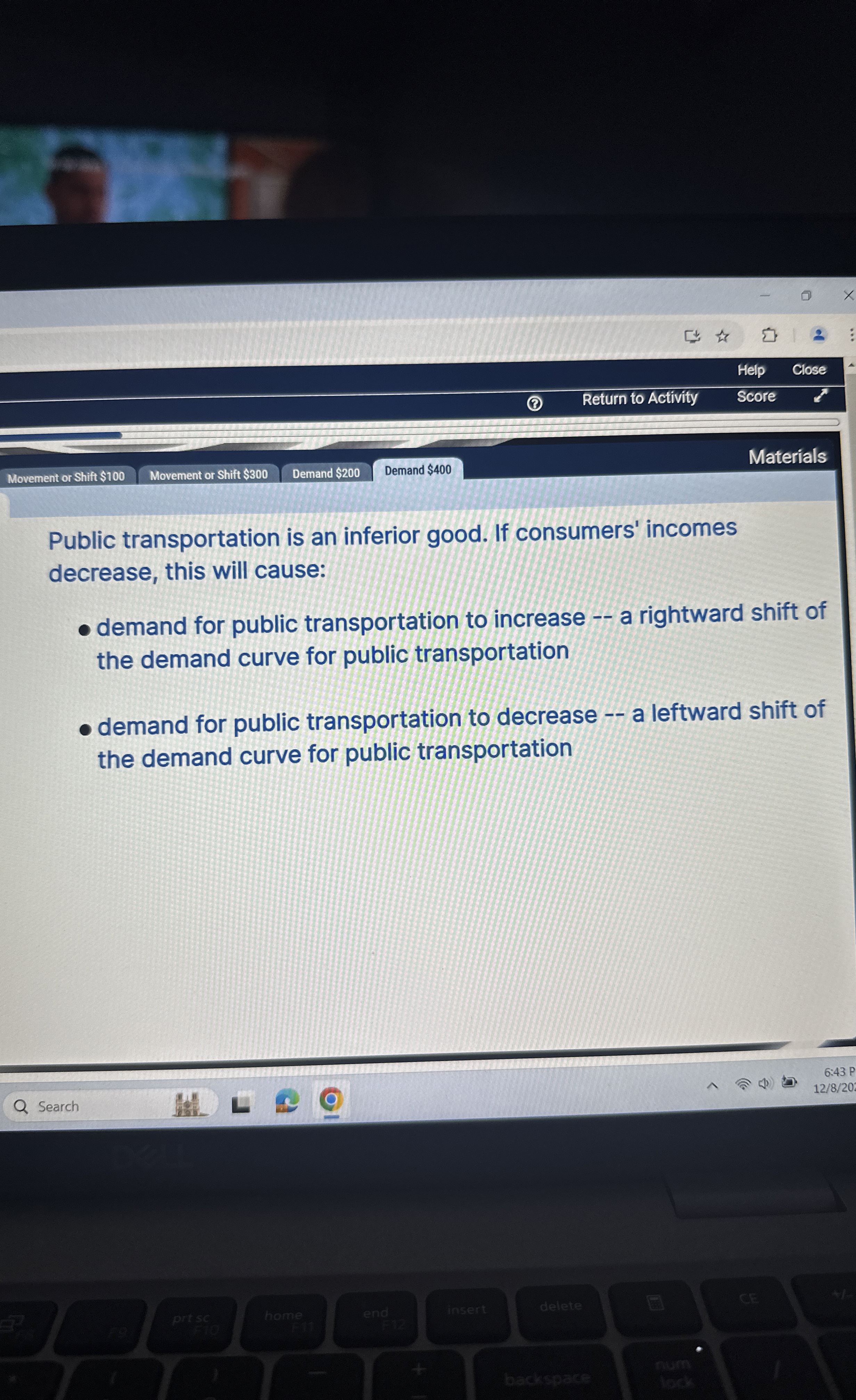 Movement or Shift $ 1 0 0 Movement or Shift $ 3 0
