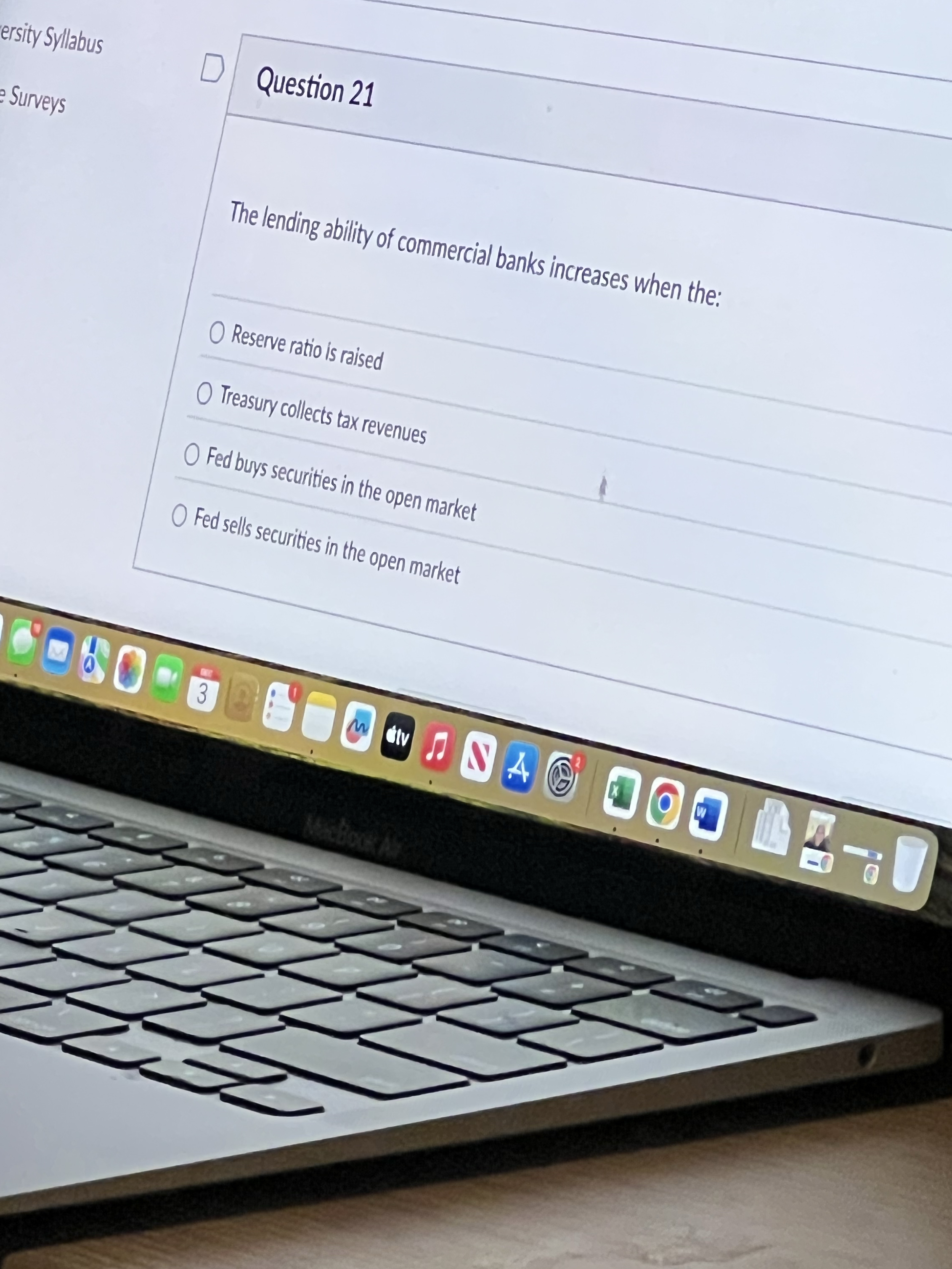 ersity Syllabus Question 2 1 Surveys The lending