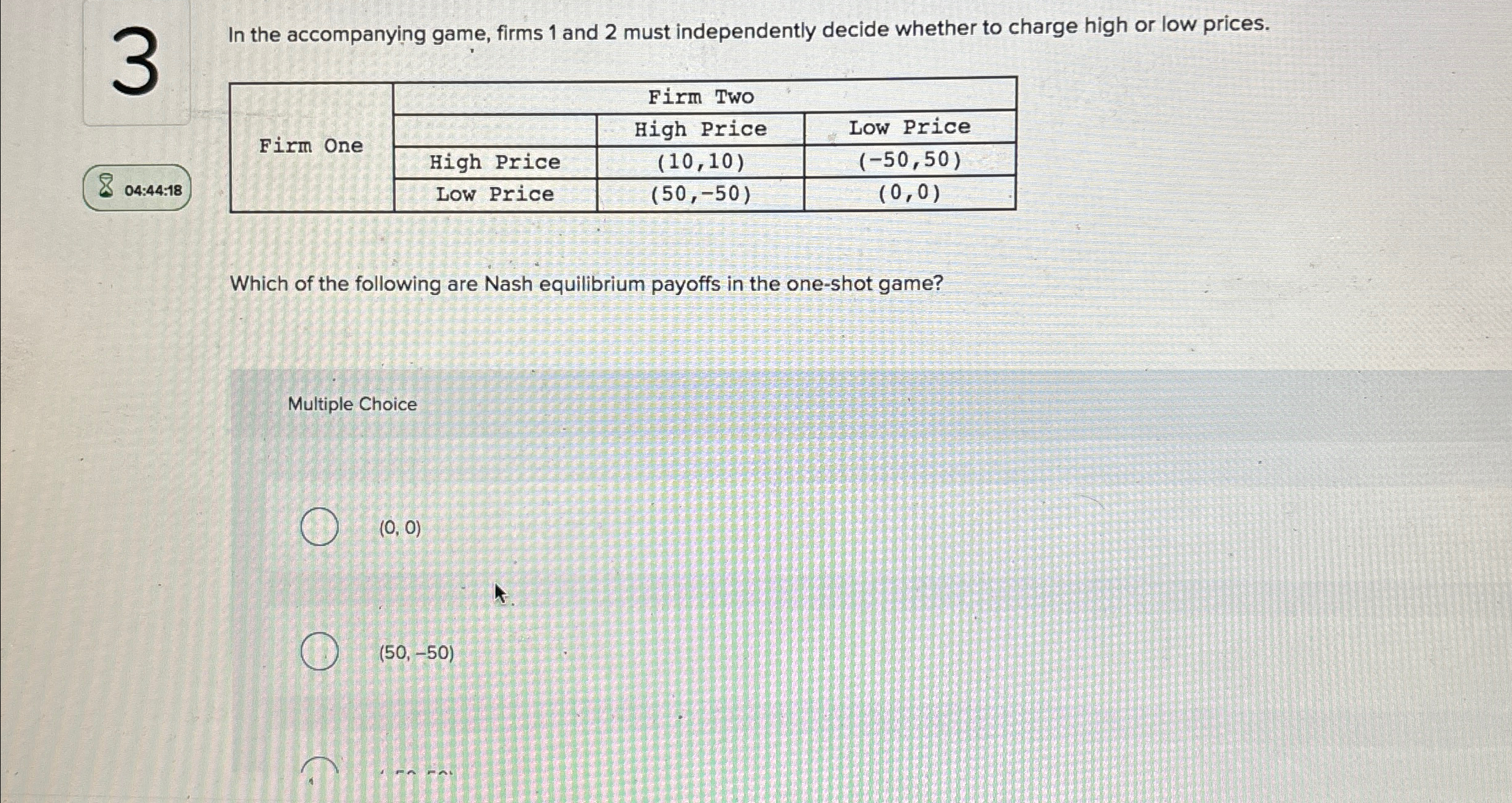 3 In the accompanying game, firms 1 and 2 must