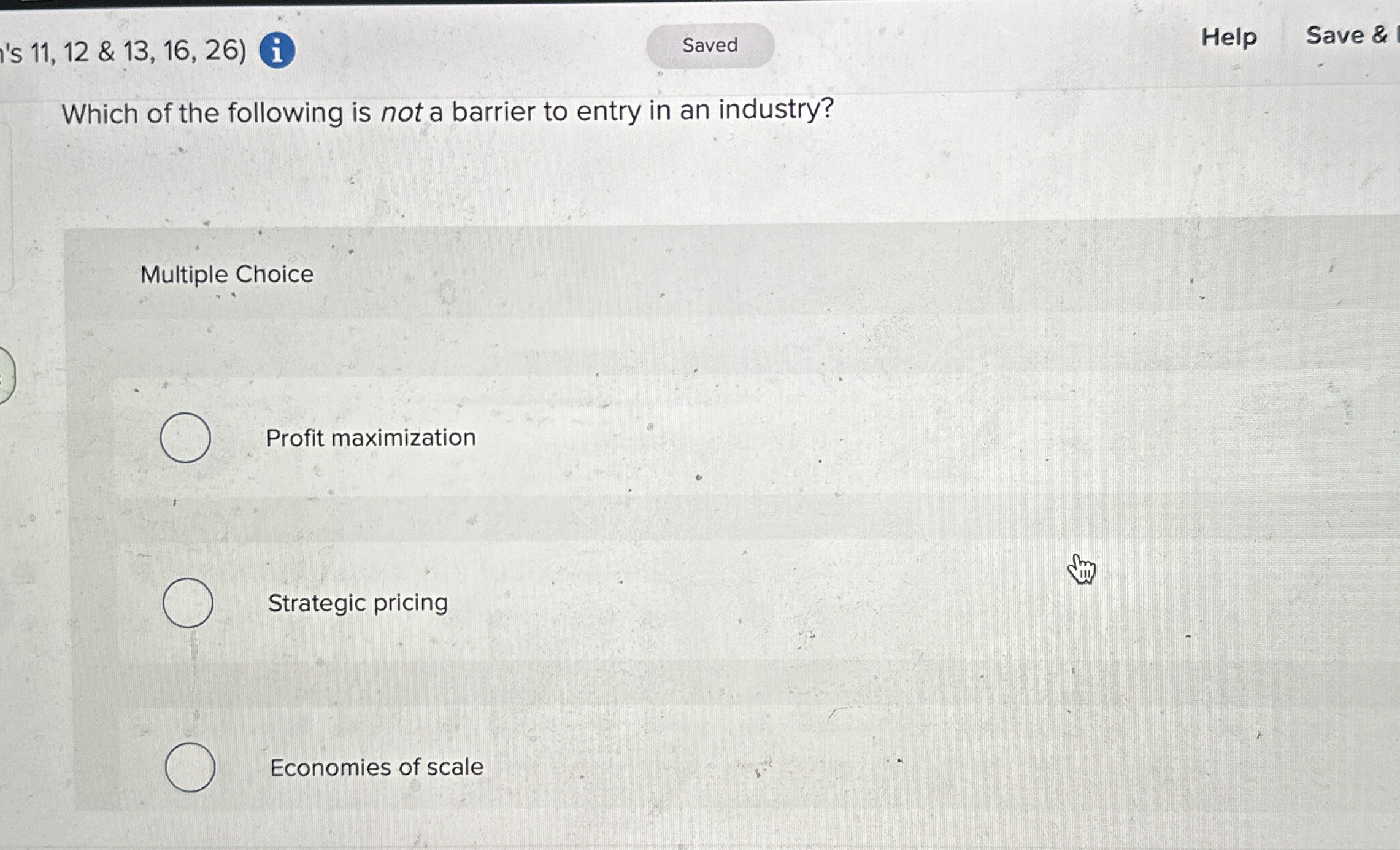 ' s 1 1 , 1 2 & 1 3 , 1 6 , 2 6 Help Save & Which