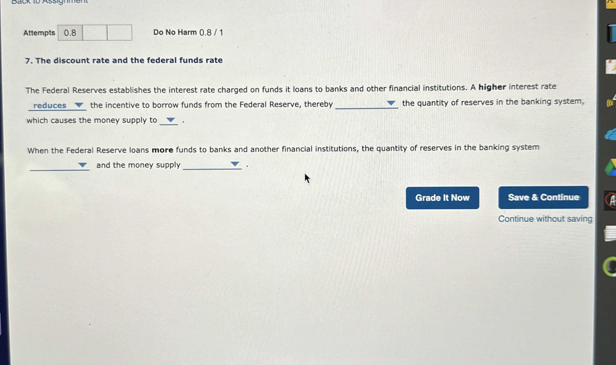 Attempts Do No Harm 0 . 8 / 1 7 . The discount