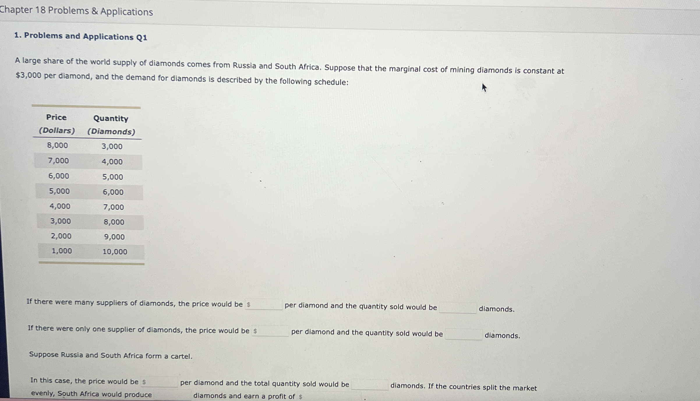 Chapter 1 8 Problems & Applications Problems and