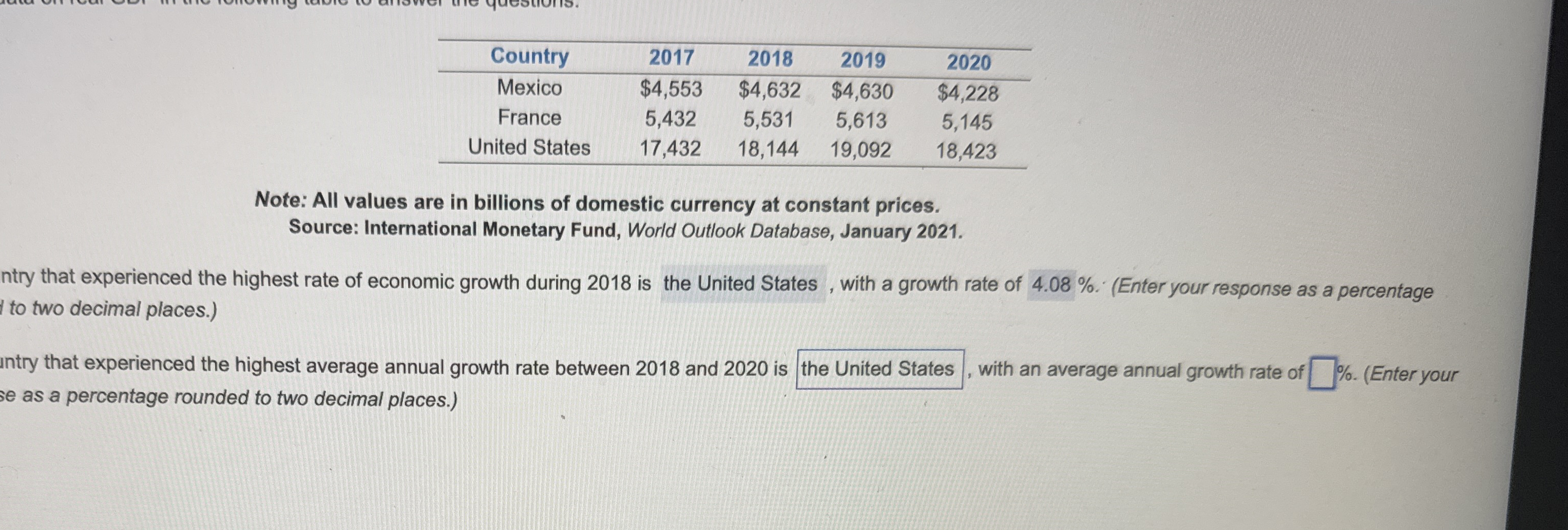 \ table [ [ Country , 2 0 1 7 , 2 0 1 8 , 2 0 1 9
