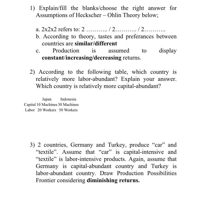 answer all parts please include drawing graphs