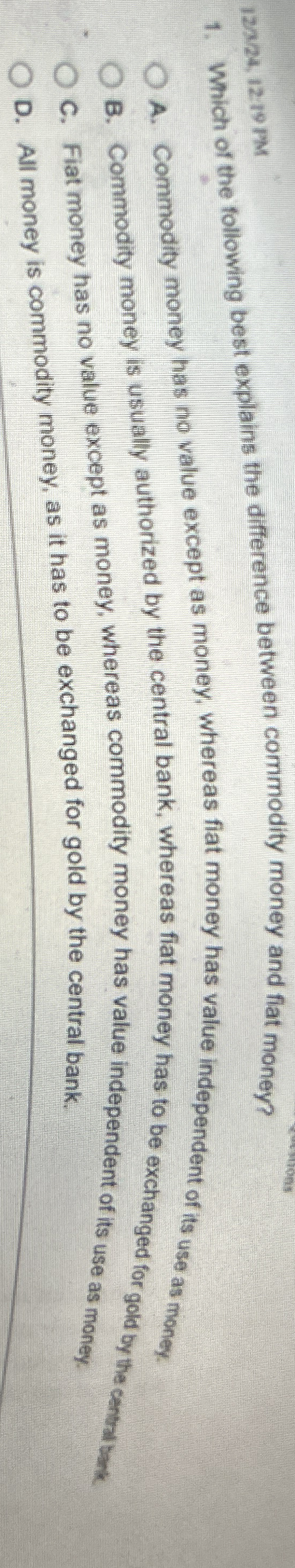 1 2 9 2 4 , 1 2 : 1 9 P M Which of the following