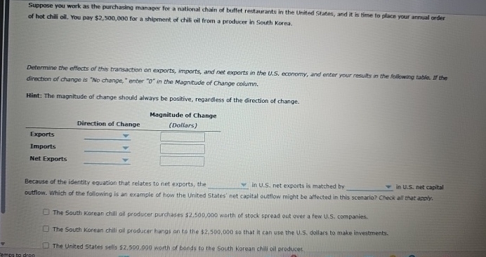 Suppose you work as the purchasing manager for a