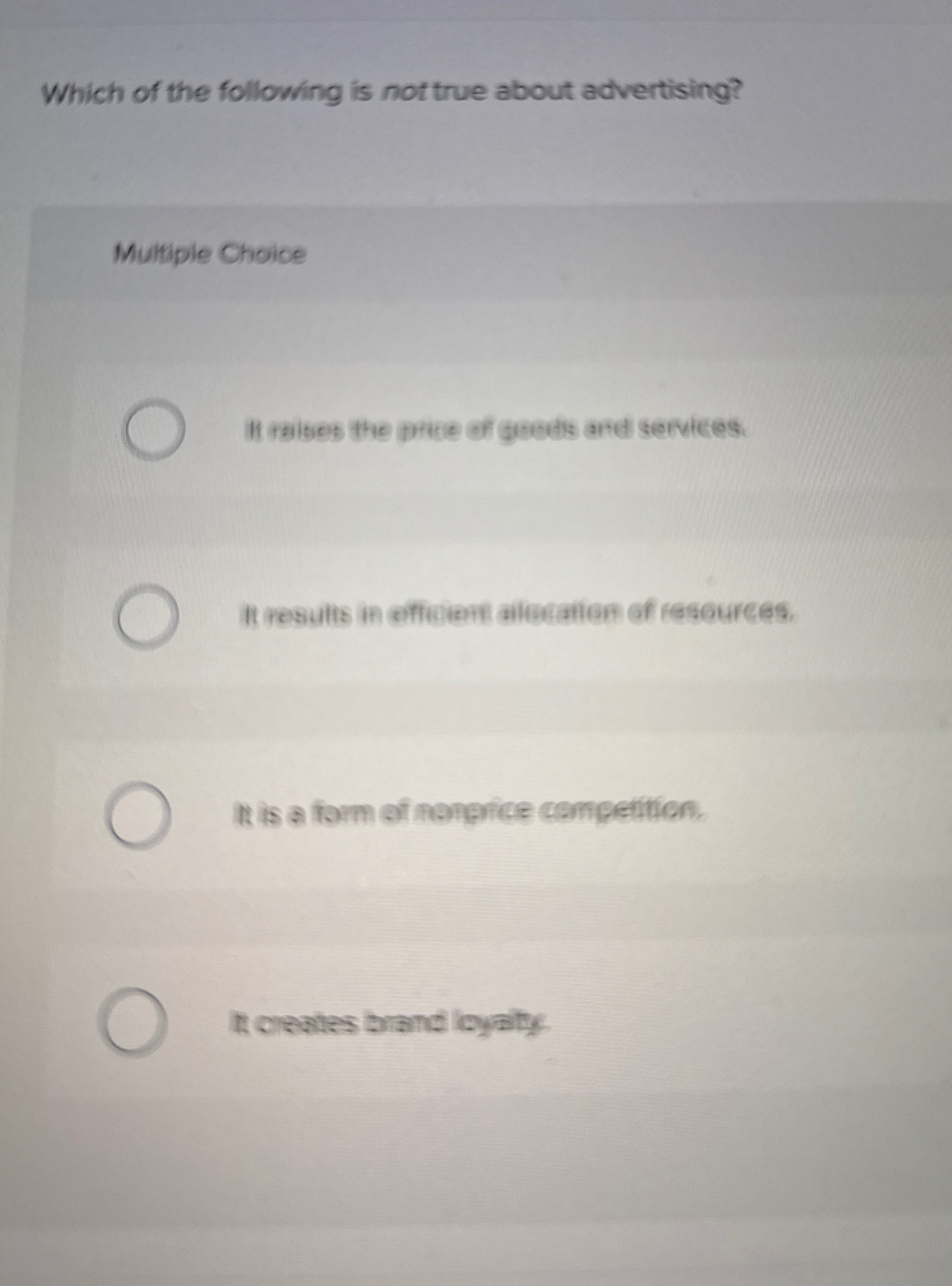 Which of the following is not true about