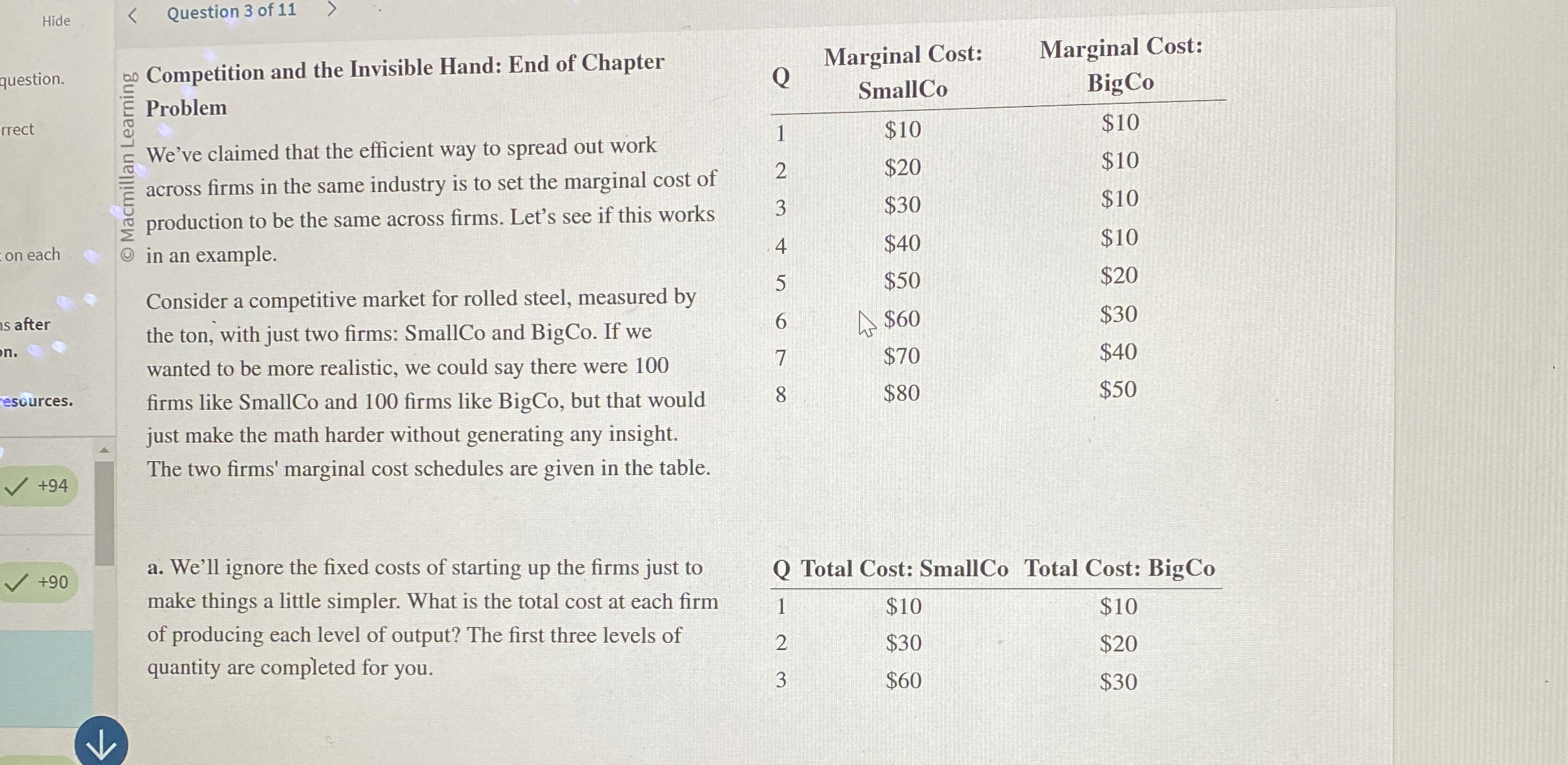+ 9 4 just make the math harder without