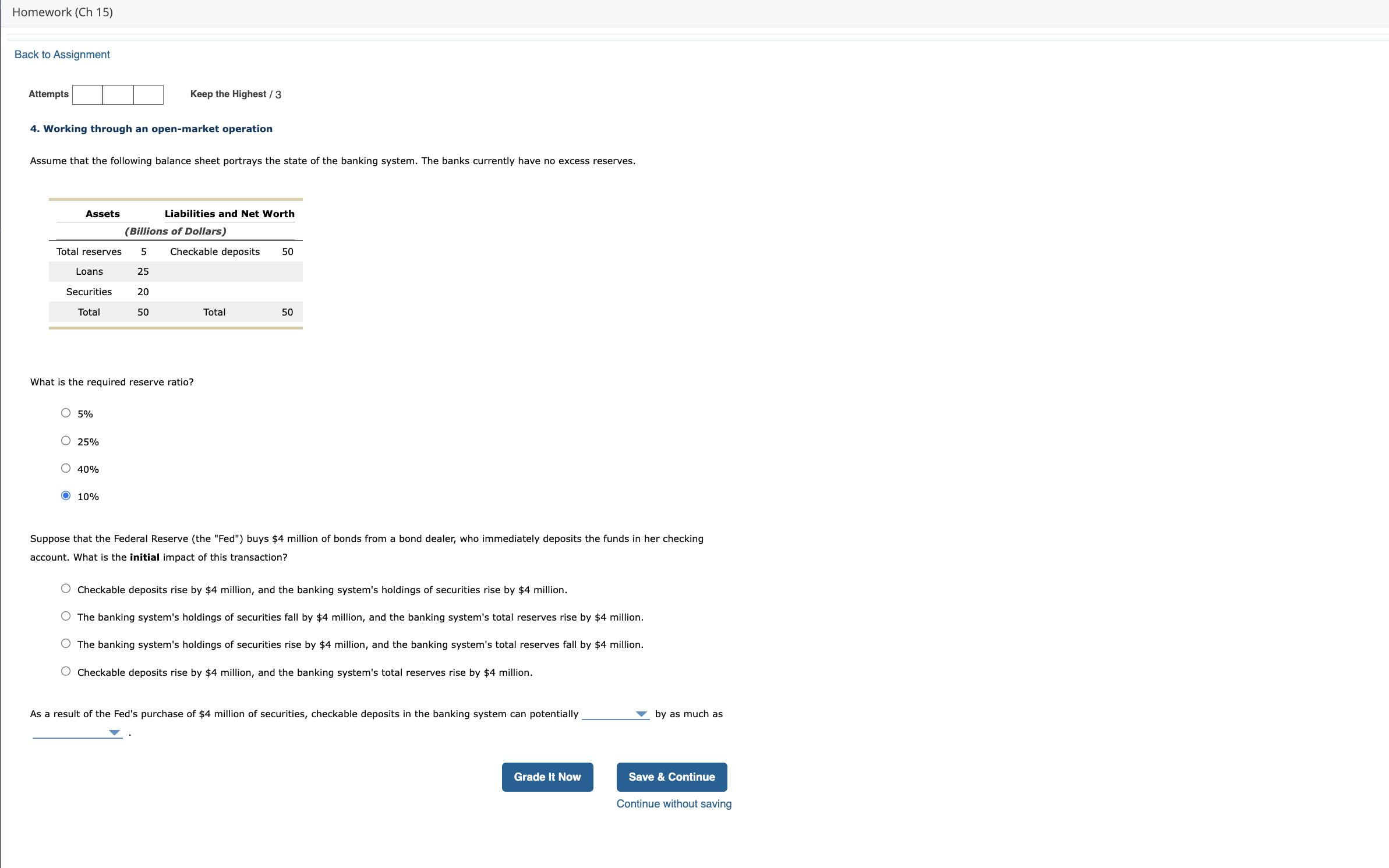 Back to Assignment Attempts Keep the Highest / 3