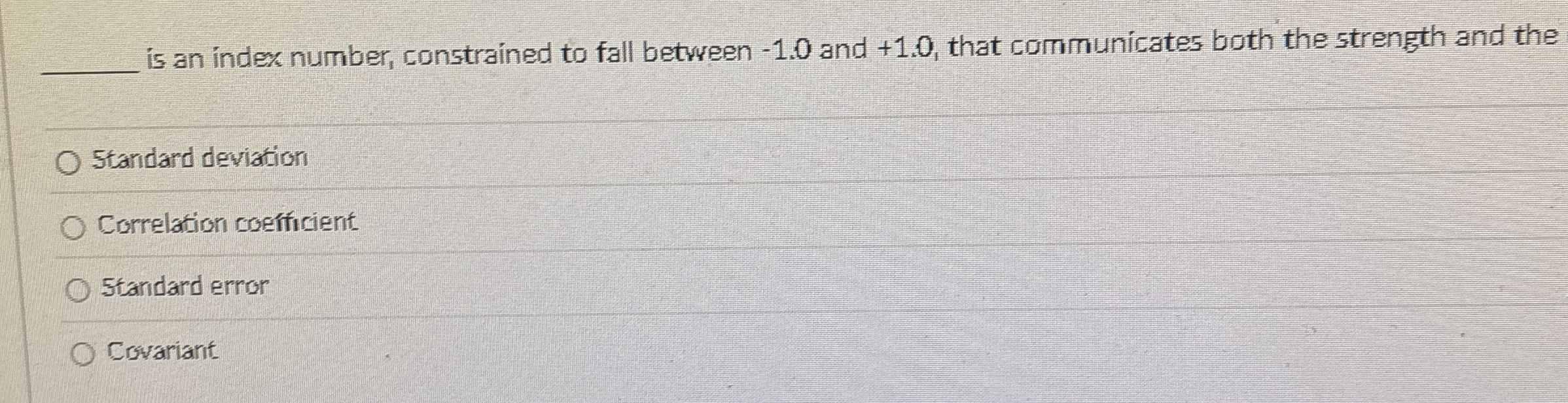 is an index number, constrained to fall between -