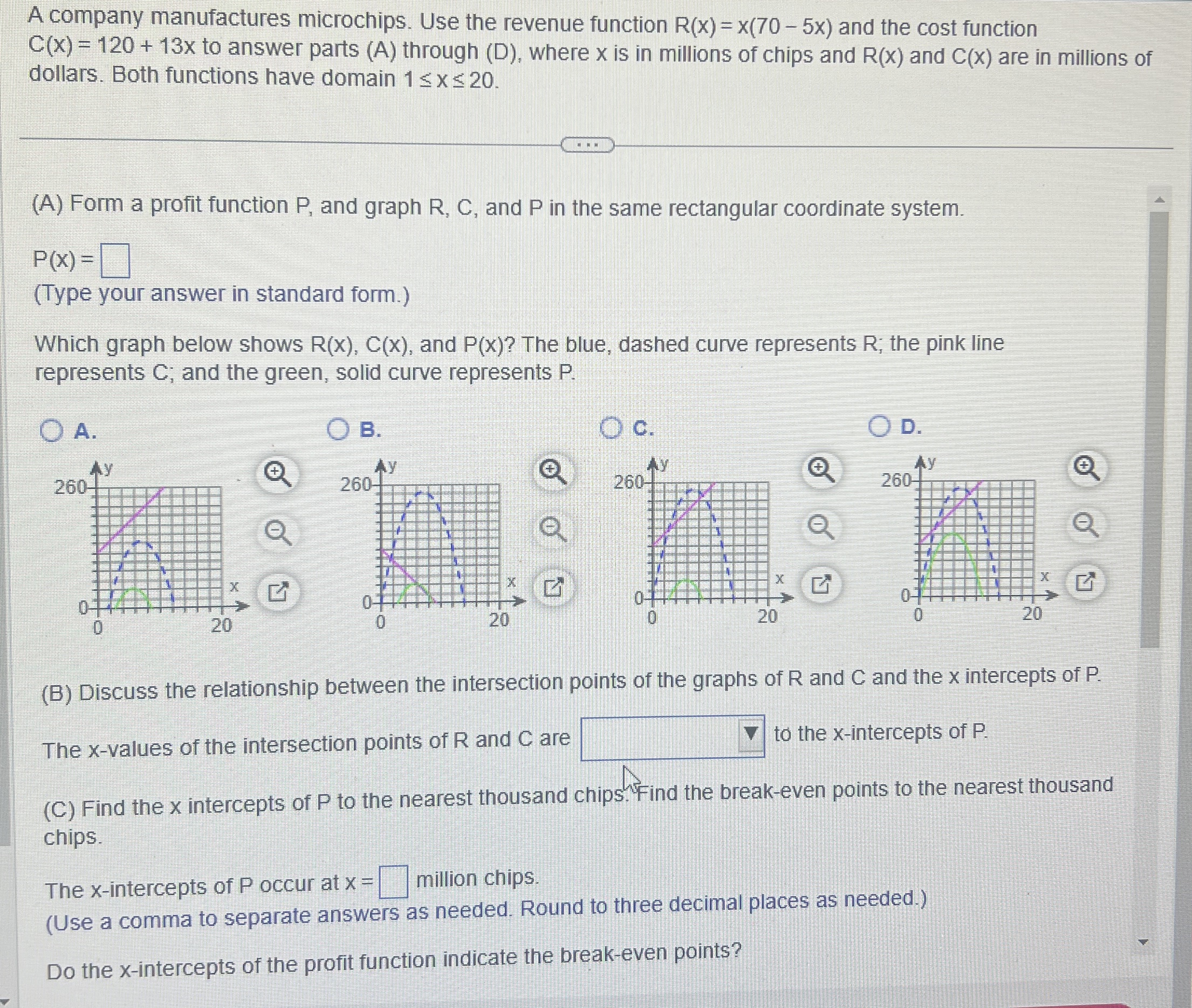 A company manufactures microchips. Use the