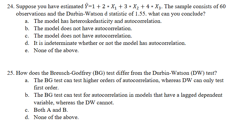 Suppose you have estimated hat ( Y ) = 1 + 2 * *