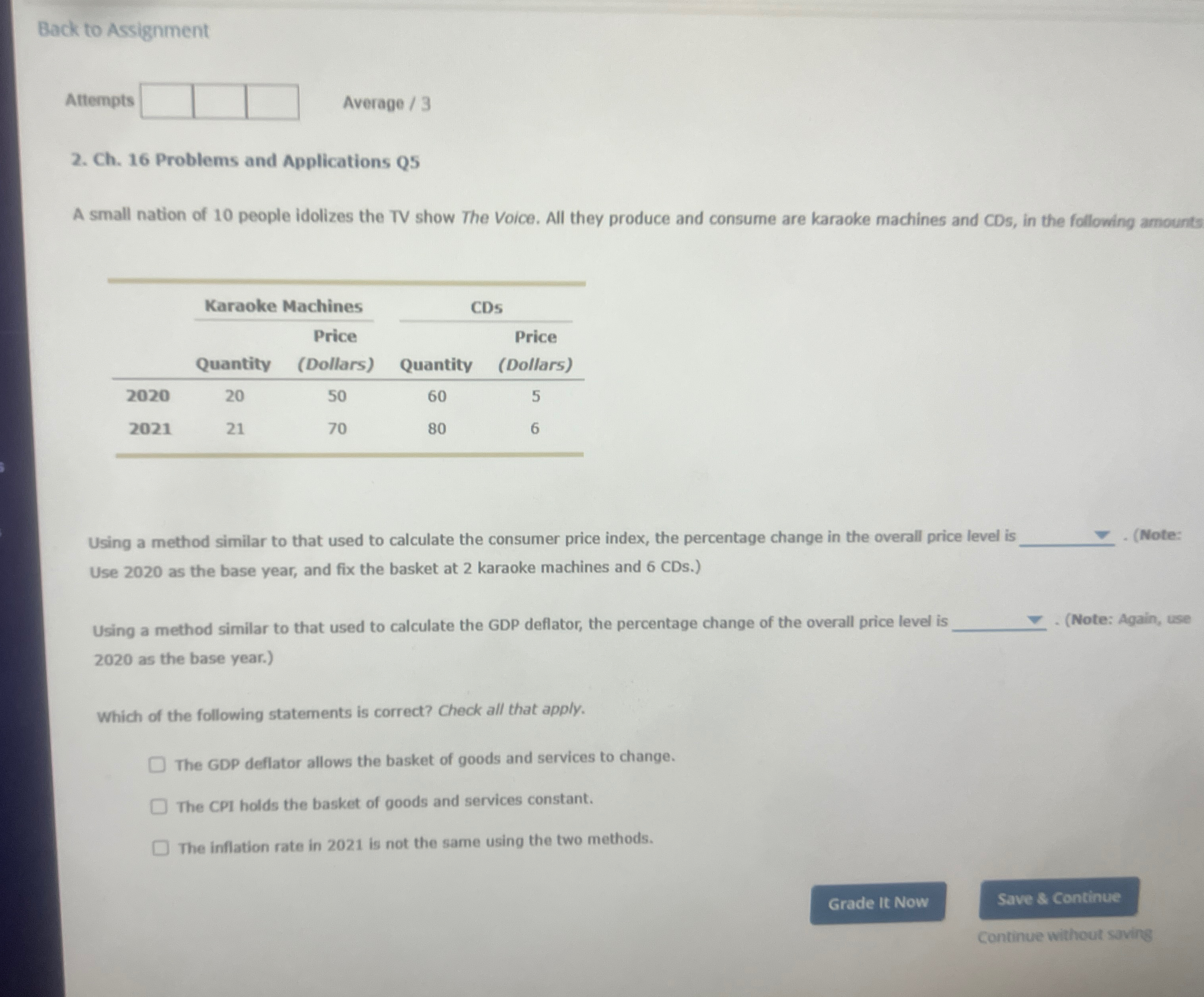 Back to Assignment Attempts Average / 3 2 . Ch .