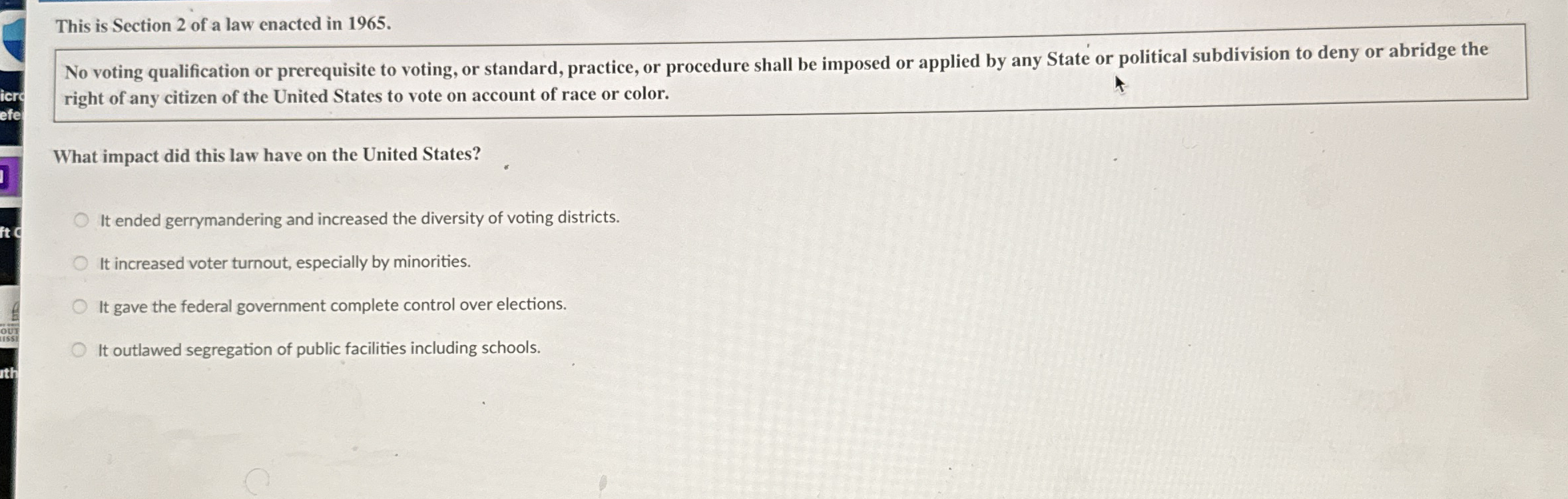 This is Section 2 of a law enacted in 1 9 6 5 .