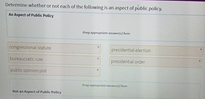 Determine whether or not each of the following is