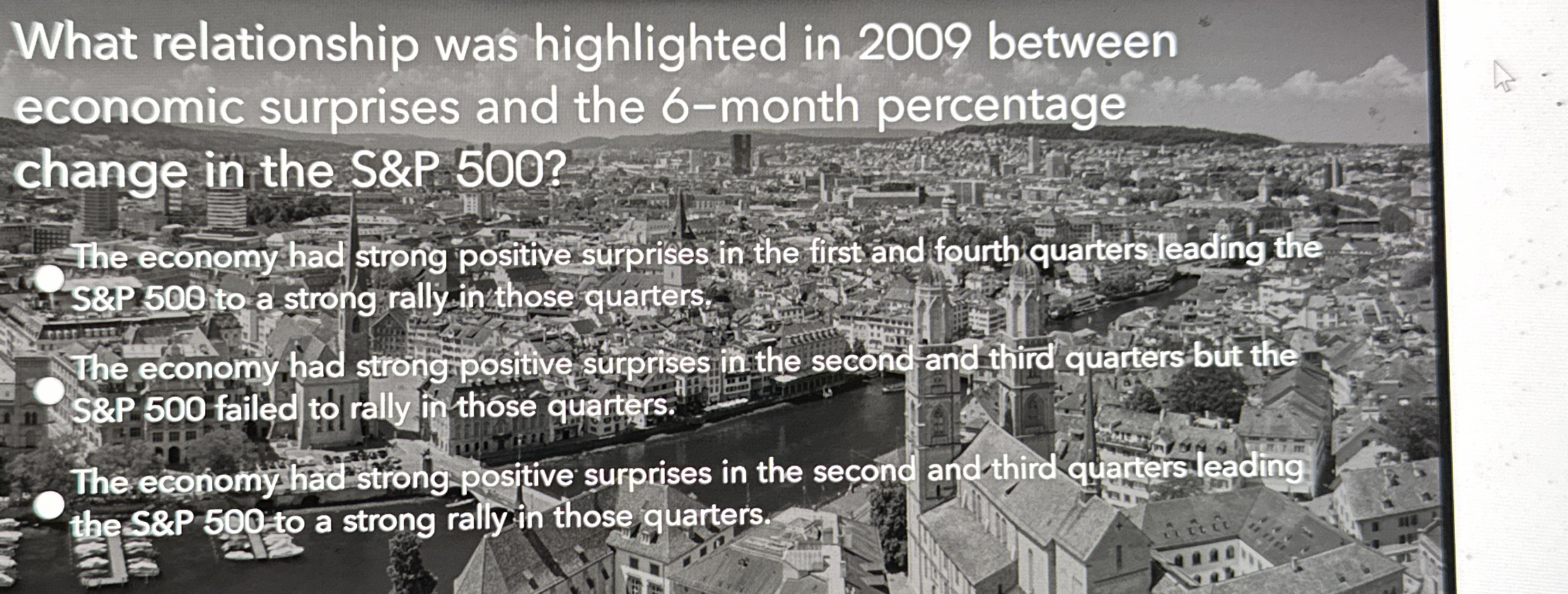 What relationship was highlighted in . 2 0 0 9