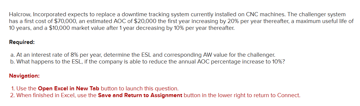 Halcrow, Incorporated expects t o replace a