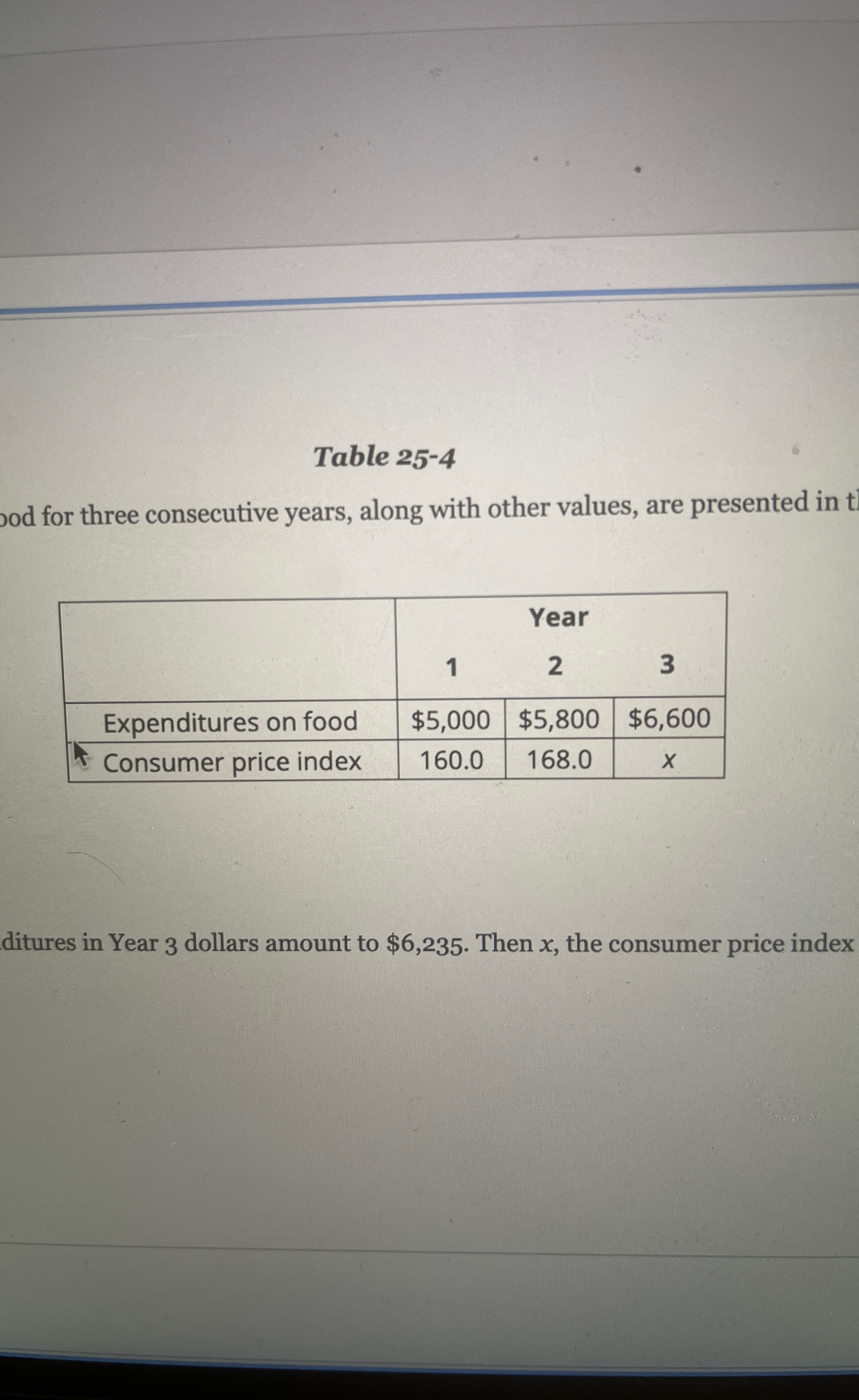 Table 2 5 - 4 od for three consecutive years,