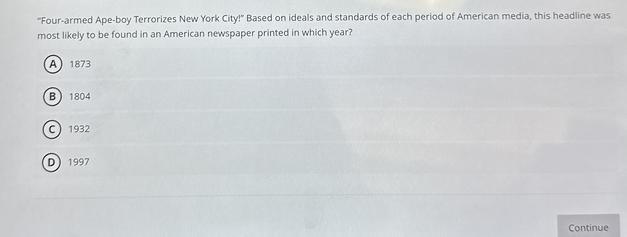 "Four - armed Ape - boy Terrorizes New York