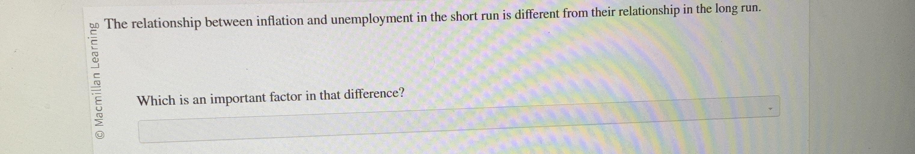 ? 5 0 0 The relationship between inflation and