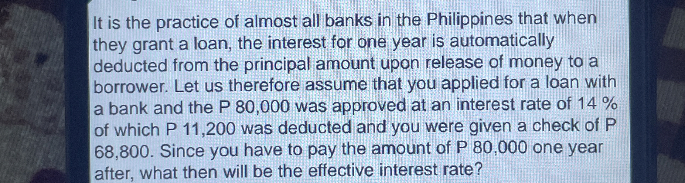 It is the practice of almost all banks in the