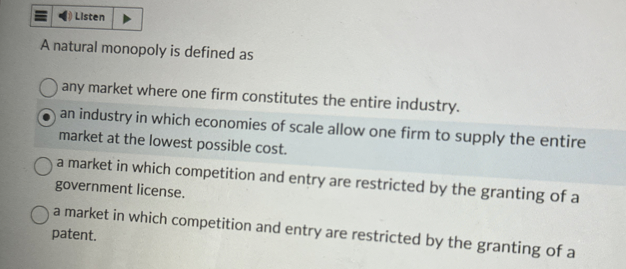 In perfect competition, the elasticity of demand