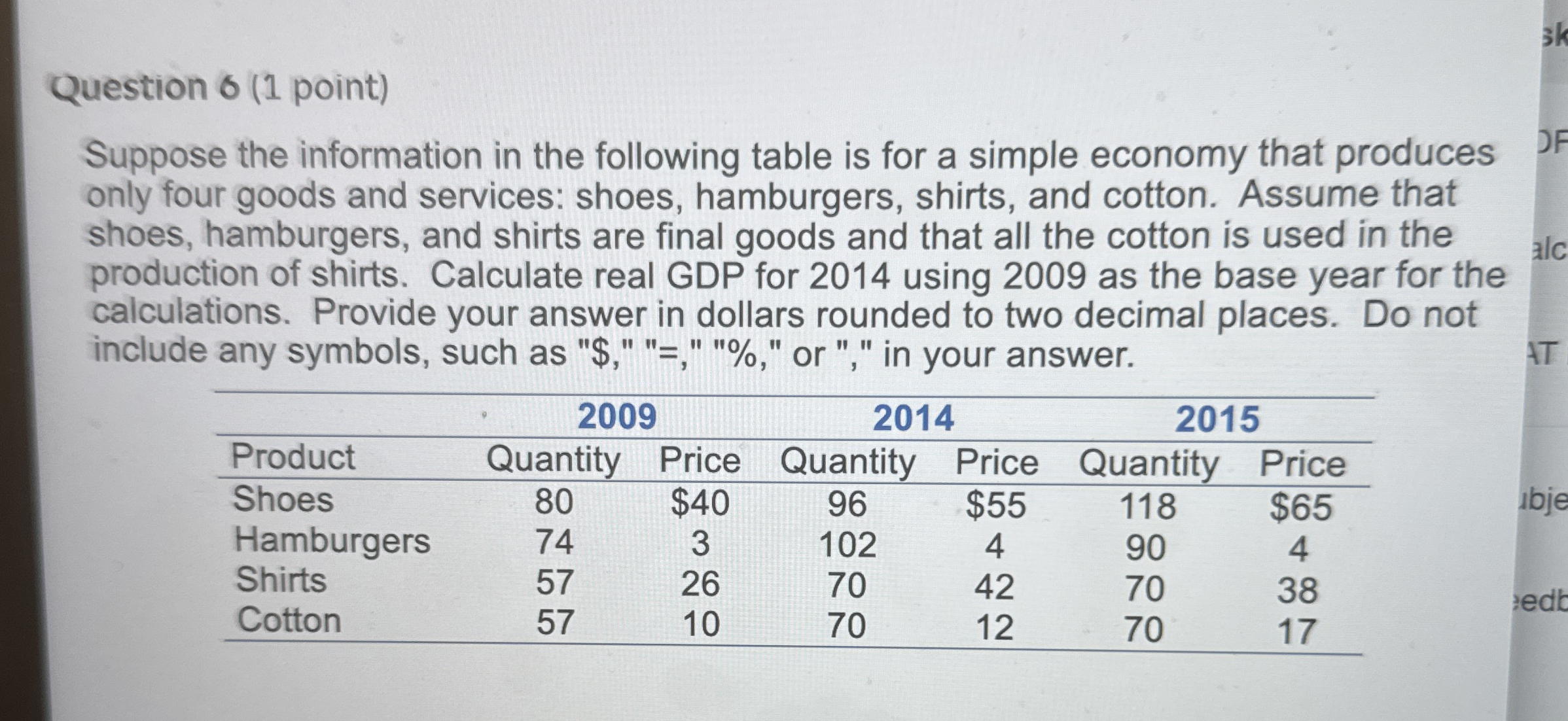 Question 0 ( 1 point ) Suppose the information in