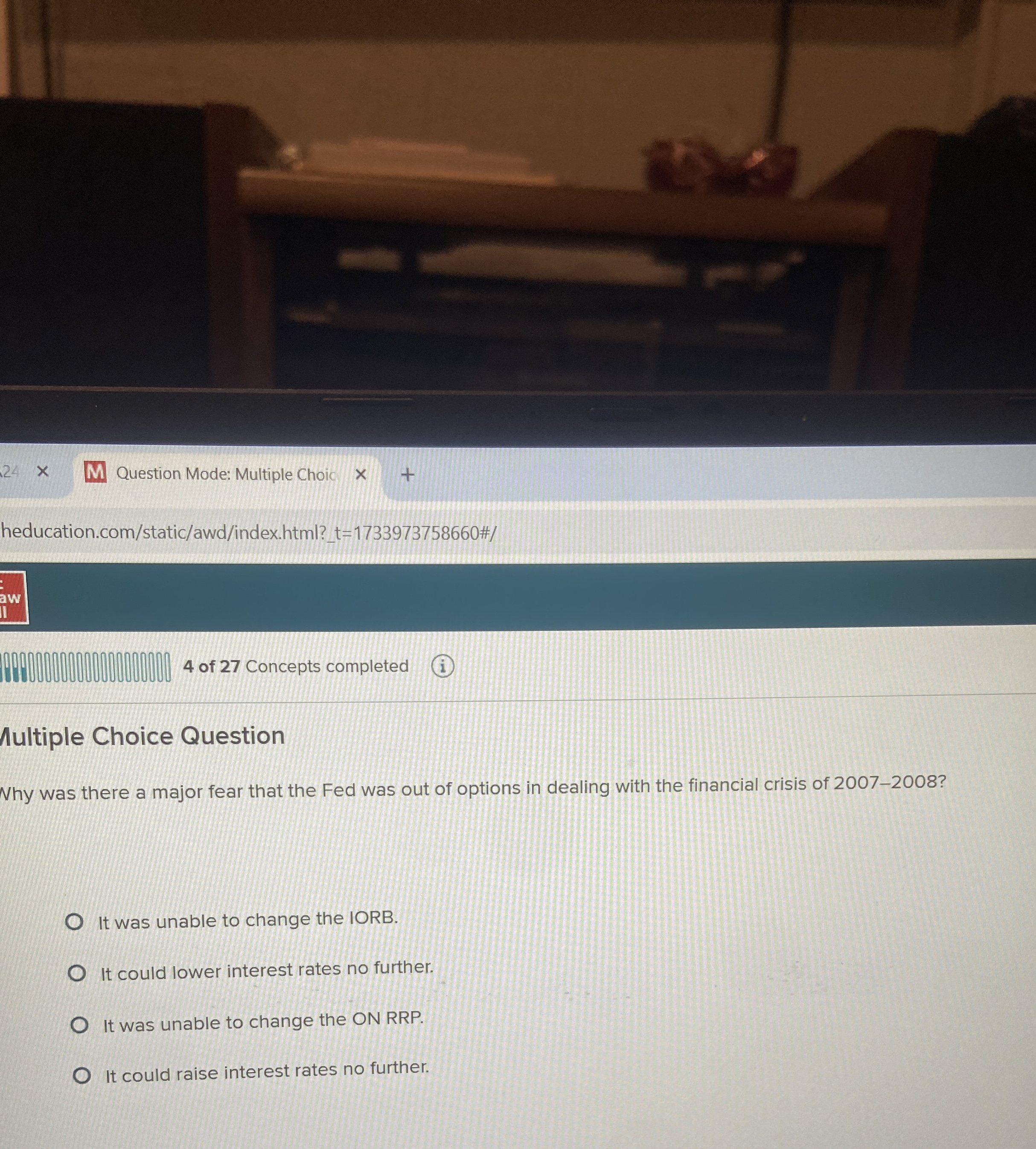 . 2 4 M Question Mode: Multiple Choic