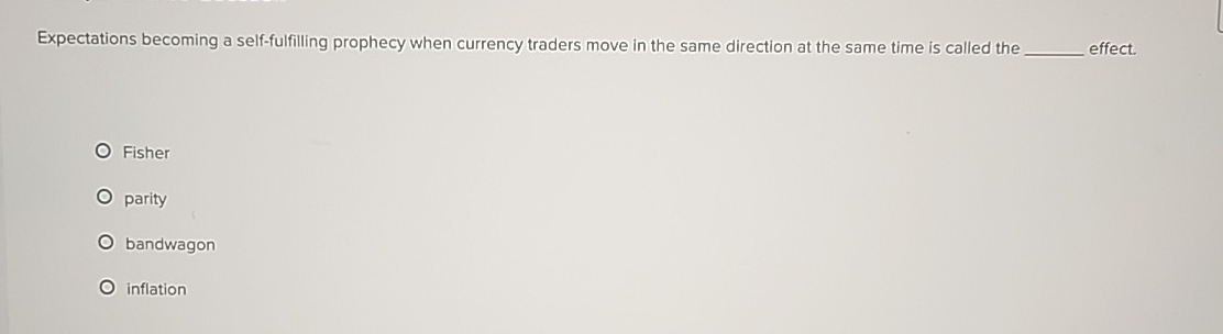 Expectations becoming a self - fulfilling