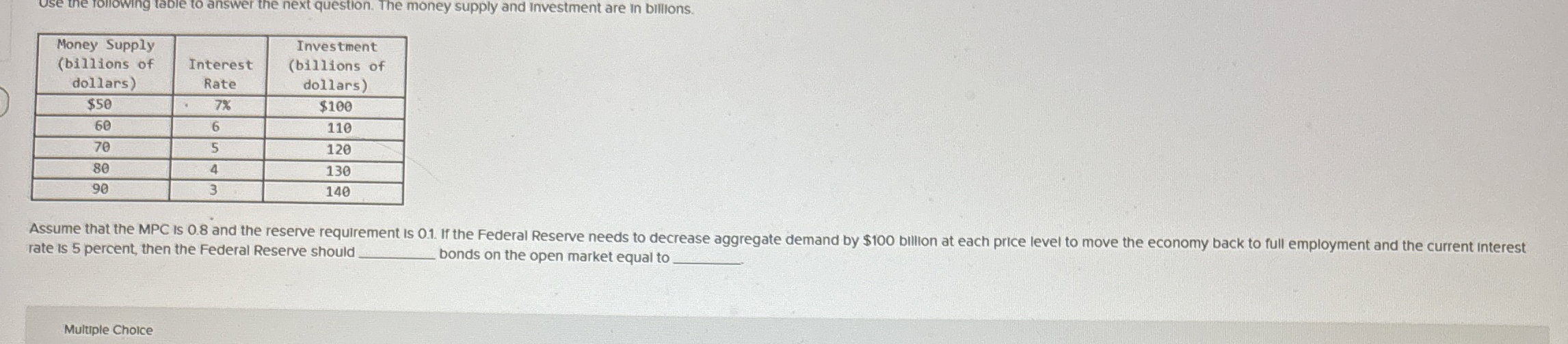 Use the ronlowing table to answer the next