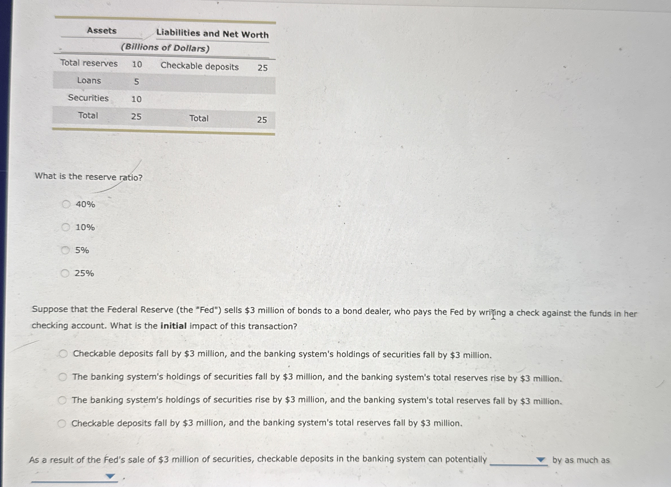 \ table [ [ Assets , , Liabilities and Net Worth