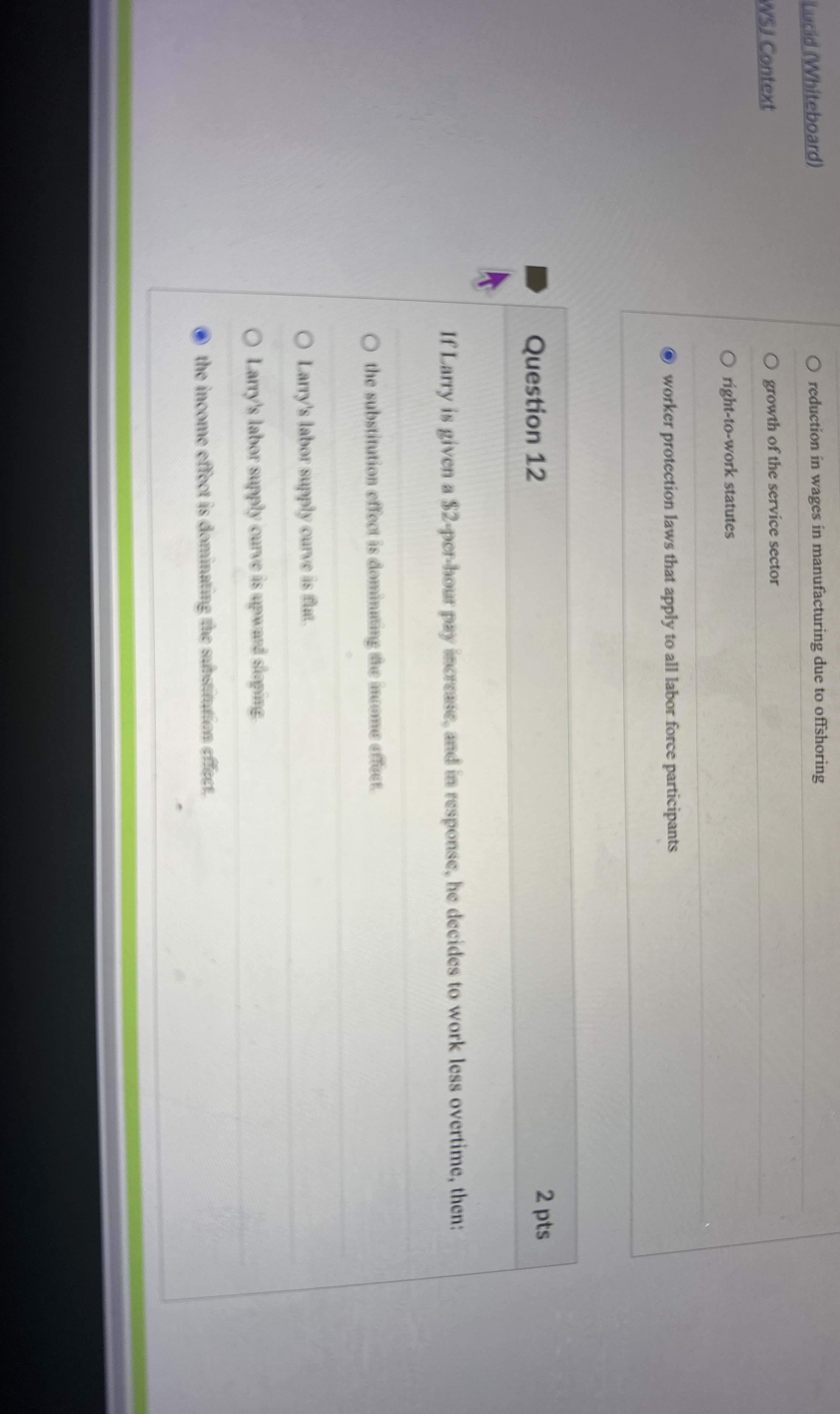 Lucid ( Whiteboard ) reduction in wages in