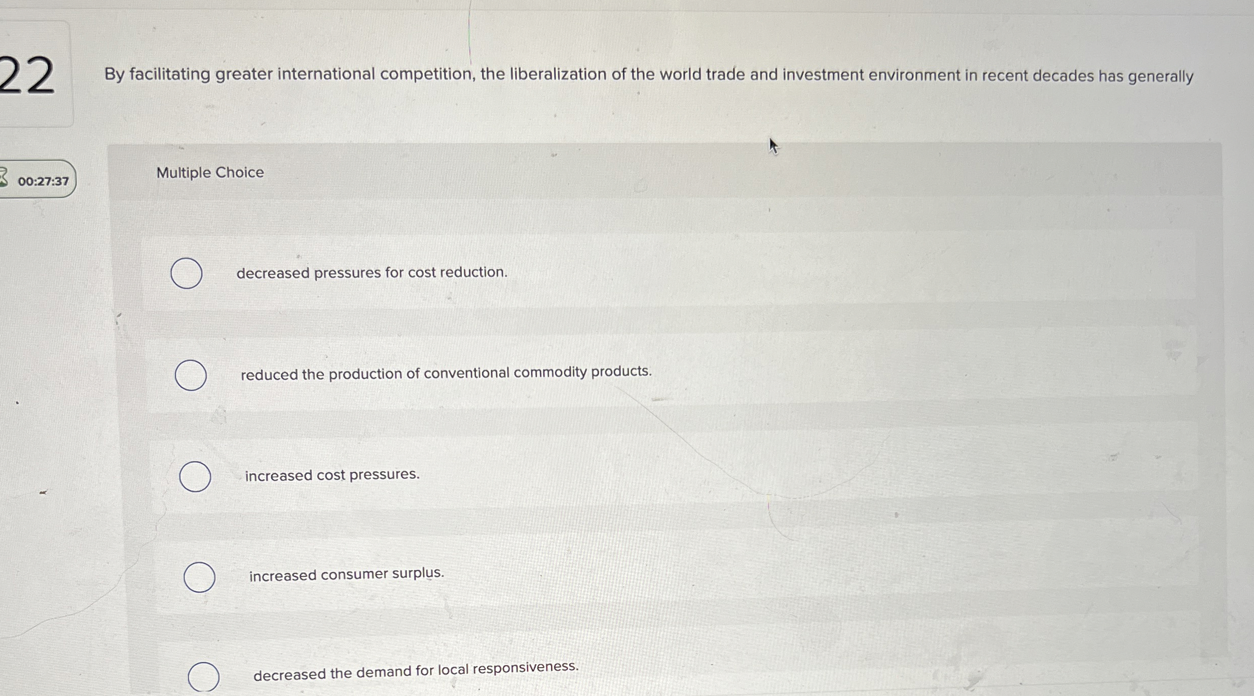 2 2 By facilitating greater international